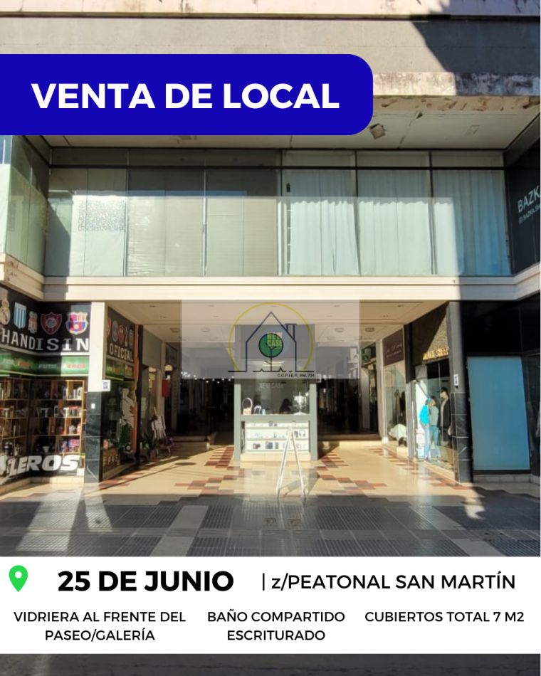 VENTA de LOCAL COMERCIAL - 25 de JUNIO, PARANA