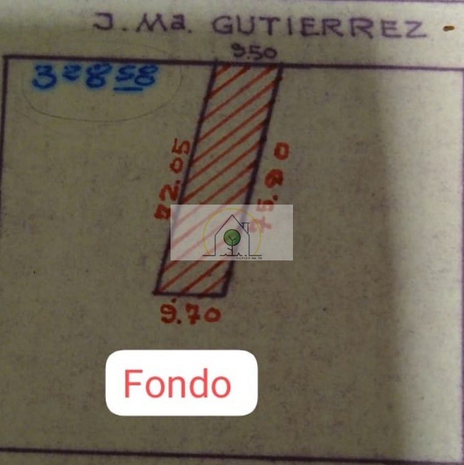 VENTA de TERRENO - J. M. GUTIERREZ, PARANA