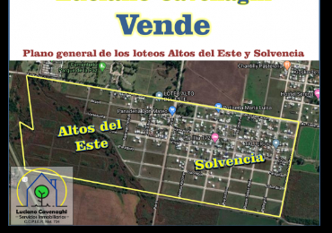 VENTA TERRENOS FINANCIADOS H/36 CUOTAS - SAN BENITO
